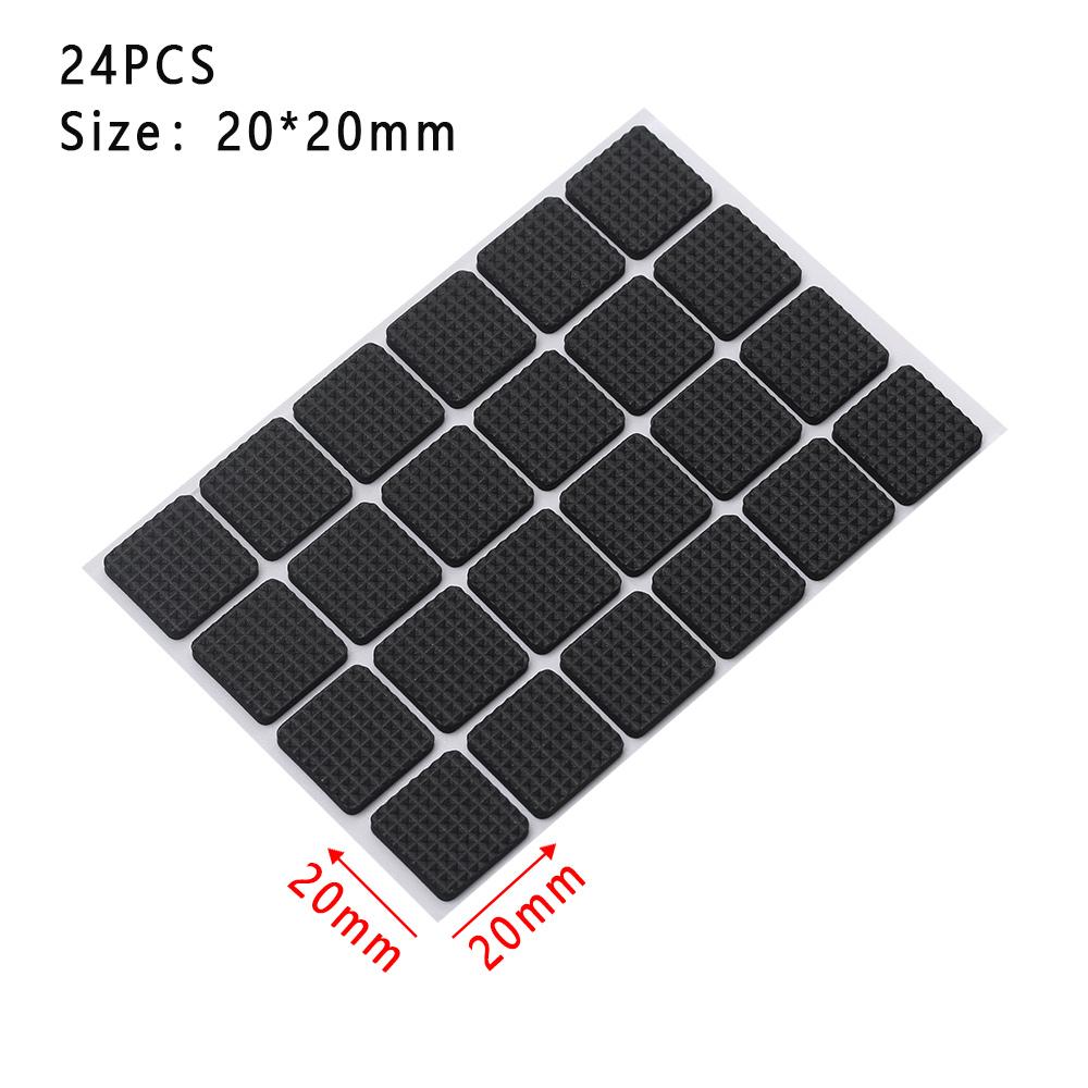 Outdoor Furniture Leg Protectors - 1/2/6/15/24個入り 幾何学模様 テーブル・チェア用フィッティング 自己粘着式 防音 家具脚パッド