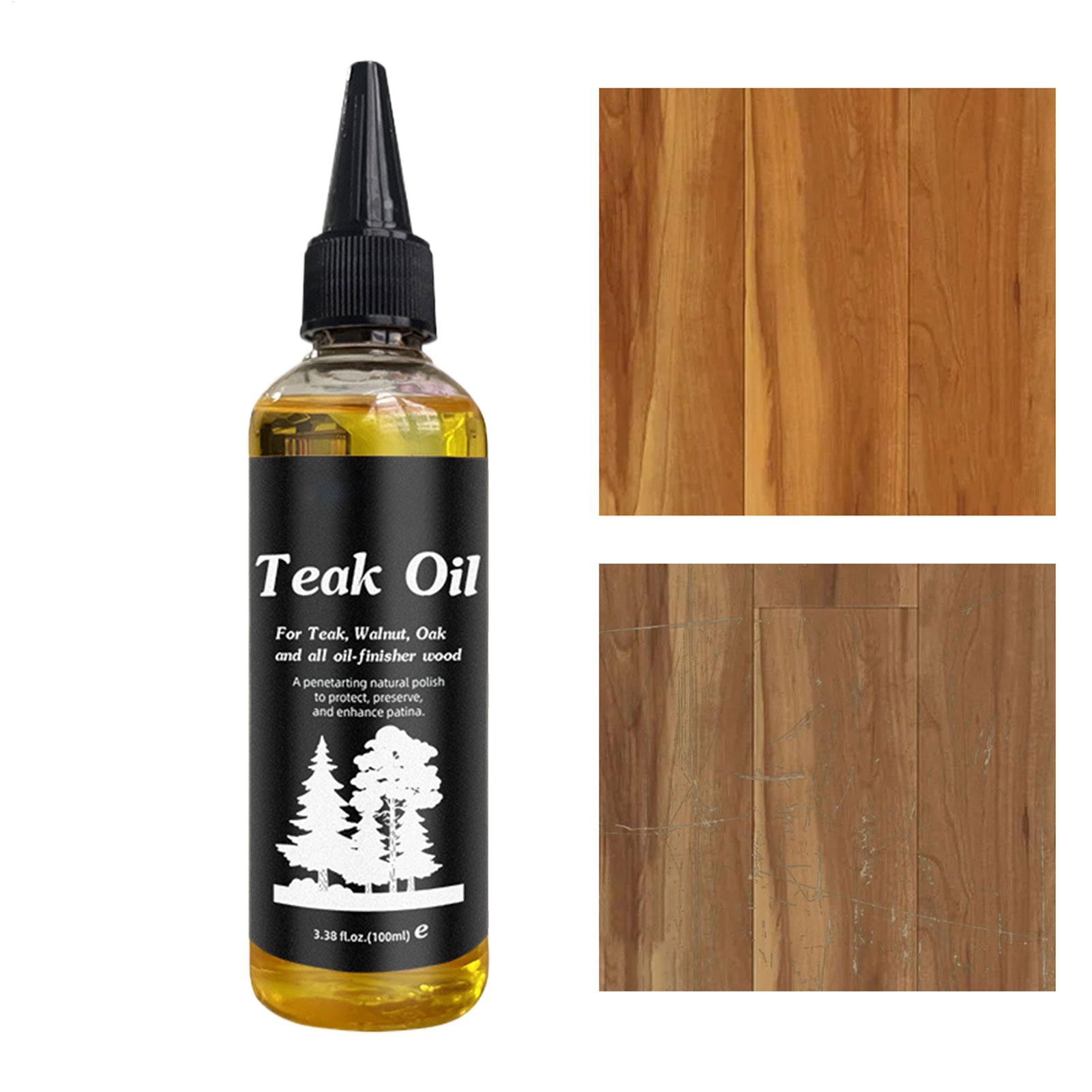 Outdoor Furniture Teak - 100ml 家具オイル 木材ポリッシャー 家具ハードウッドポリッシャー コンディショナー 非油性ウッドケア