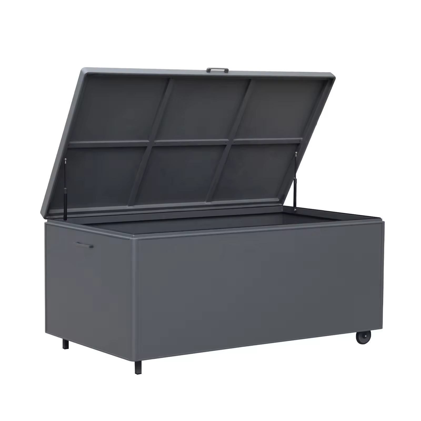 Outdoor Furniture With Storage - 屋外収納 防水 アルミ PVCボード スクエアキューブ パティオ