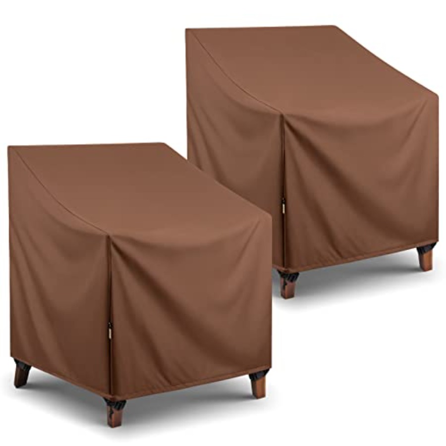 防水パティオチェアカバー、頑丈な屋外ラウンジチェアカバー、芝 - Outdoor Furniture Heavy のレビューと価格