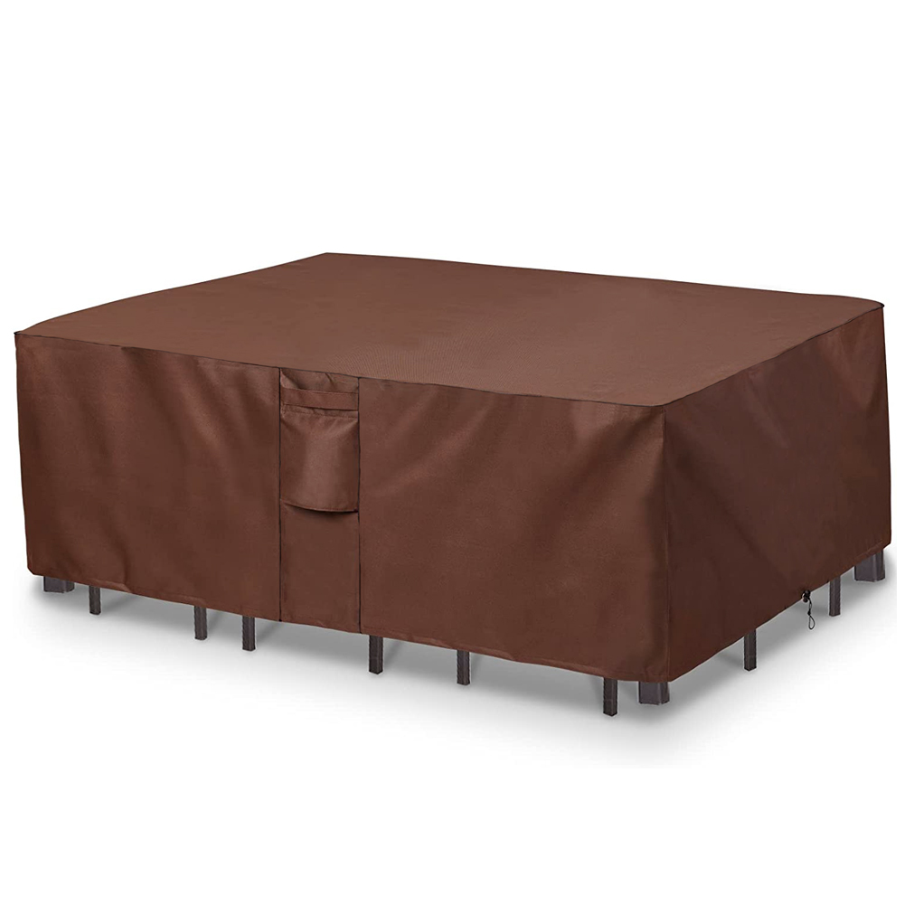 屋外用防水ガーデンファニチャーカバー,茶色の420dガーデン - Outdoor Furniture Weatherproof のレビューと価格