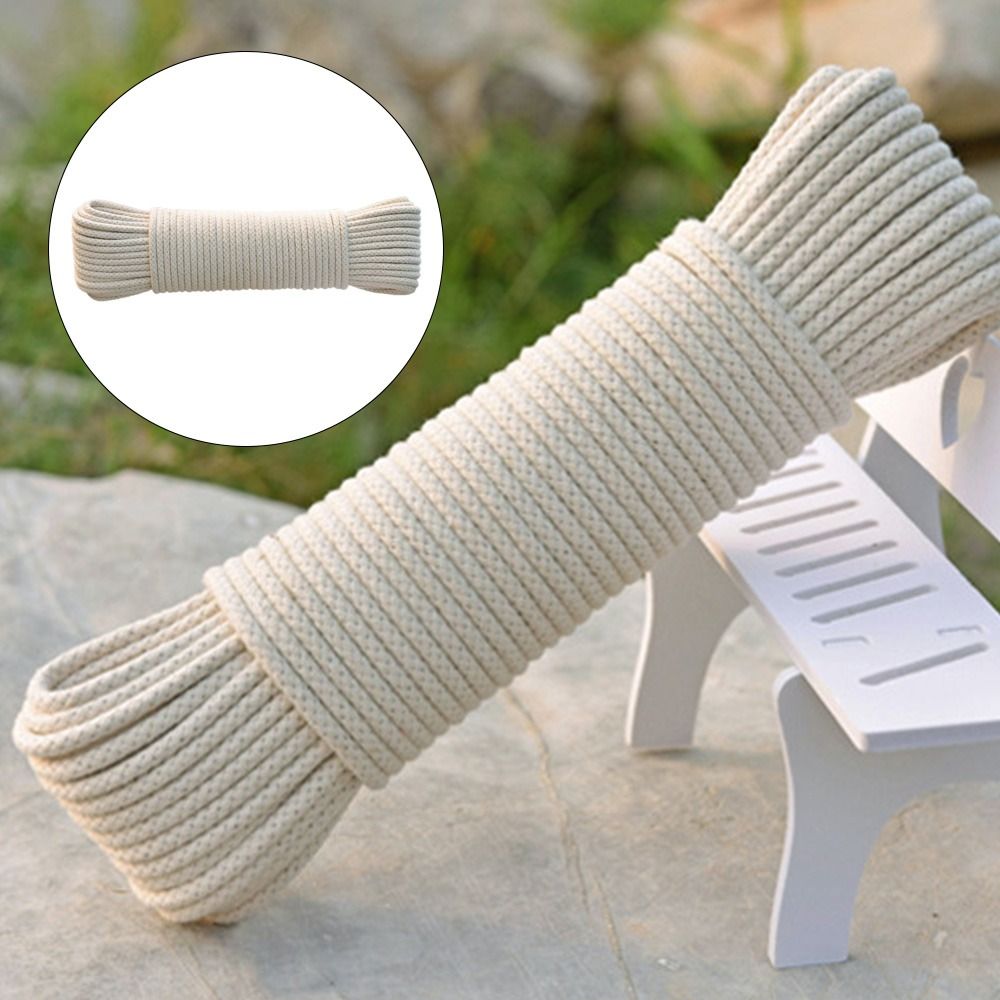 再利用可能な丈夫な綿ロープ 柔らかい物干しロープ 結束ロープ - Outdoor Furniture Rope のレビューと価格