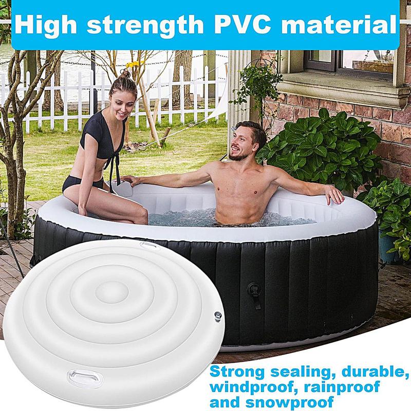 直径 160 センチメートルホットタブ蓋カバーインフレータブ - Inflatable Hot Tub のレビューと価格