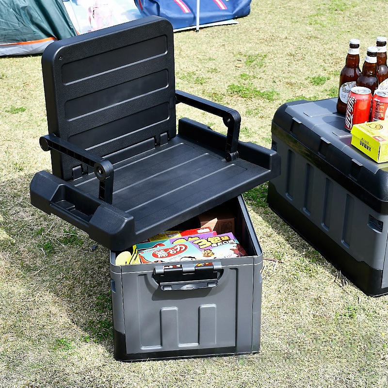 60L屋外用折りたたみ式PP収納ボックス、ハイキング・ガーデ - Garden Storage Box のレビューと価格