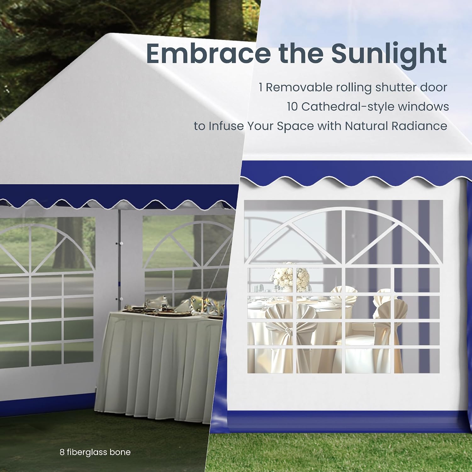 パーティー用テント 16x32フィート、結婚式イベント用頑丈 - Outdoor Furniture Heavy のレビューと価格