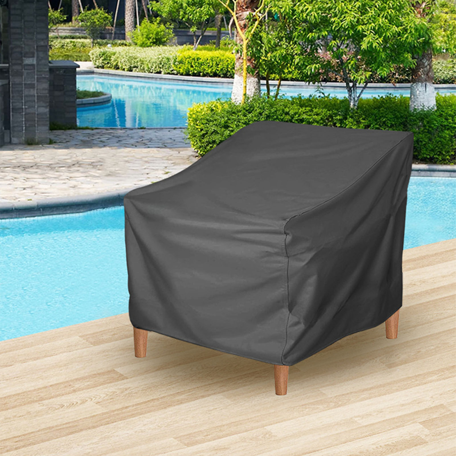 屋外家具カバー 日焼け防止パティオチェアカバー 耐水性オック - Outdoor Furniture Rope のレビューと価格
