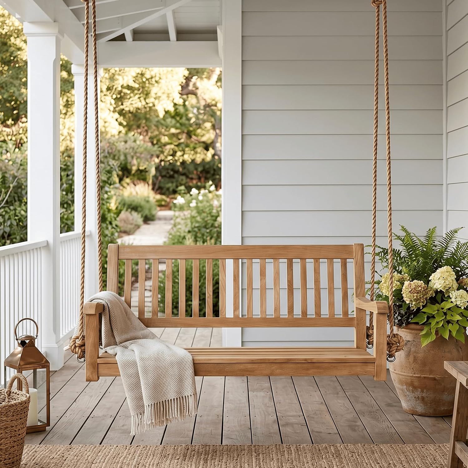 高級チーク材製、4フィートの屋外用パティオ・ガーデン家具、オ - Outdoor Furniture Teak のレビューと価格