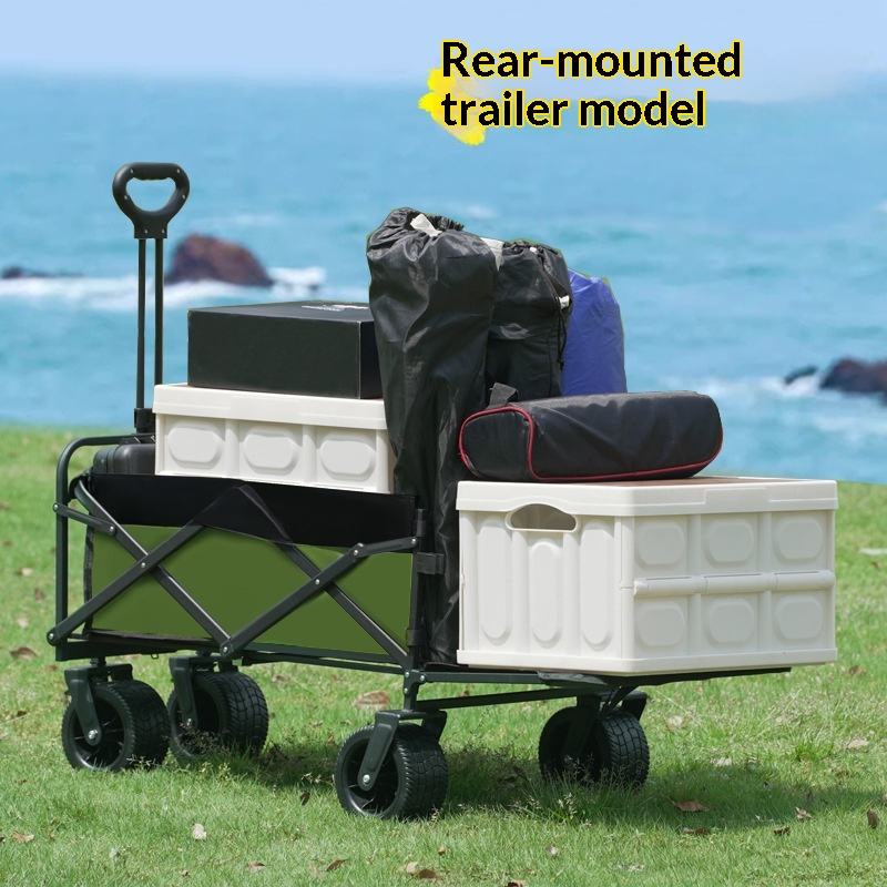 工場直売 四輪プラットフォーム キャンプ用ユーティリティワゴ - Outdoor Furniture With Storage のレビューと価格