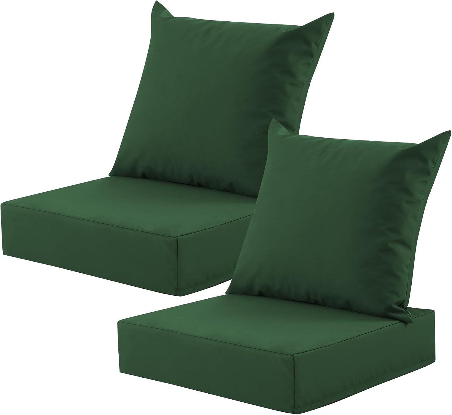 屋外用ディープシートクッションセット、24x24インチ、フォ - Outdoor Furniture Cushions 24 X 24 のレビューと価格