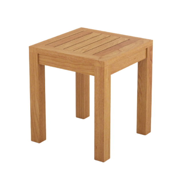 屋外家具 チーク材製 小型サイドテーブル パティオガーデン家 - Outdoor Furniture Teak のレビューと価格