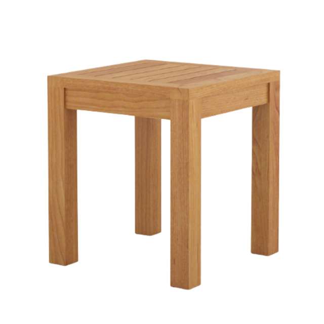 屋外家具 チーク材製 小型サイドテーブル パティオガーデン家 - Outdoor Furniture Teak のレビューと価格