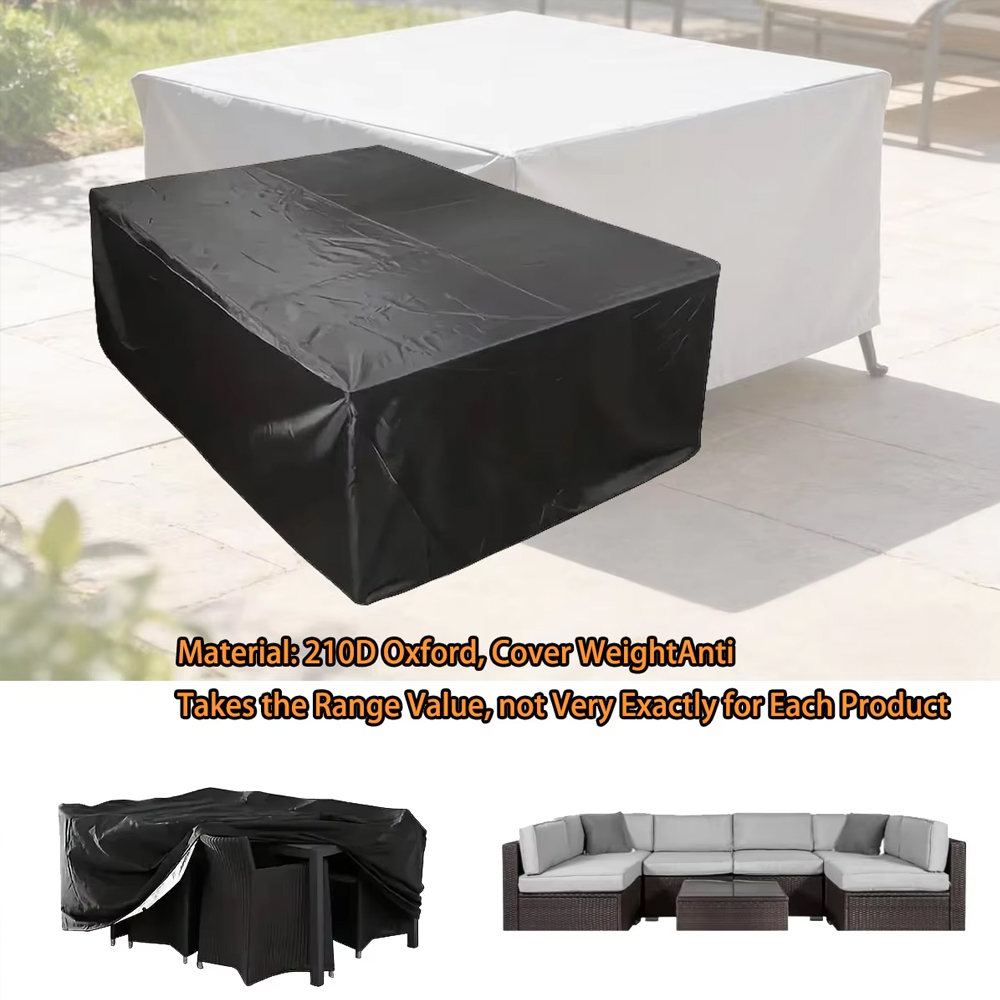 カスタムメイド 210D 防水屋外テラスガーデン家具カバー  - Outdoor Furniture Weatherproof のレビューと価格