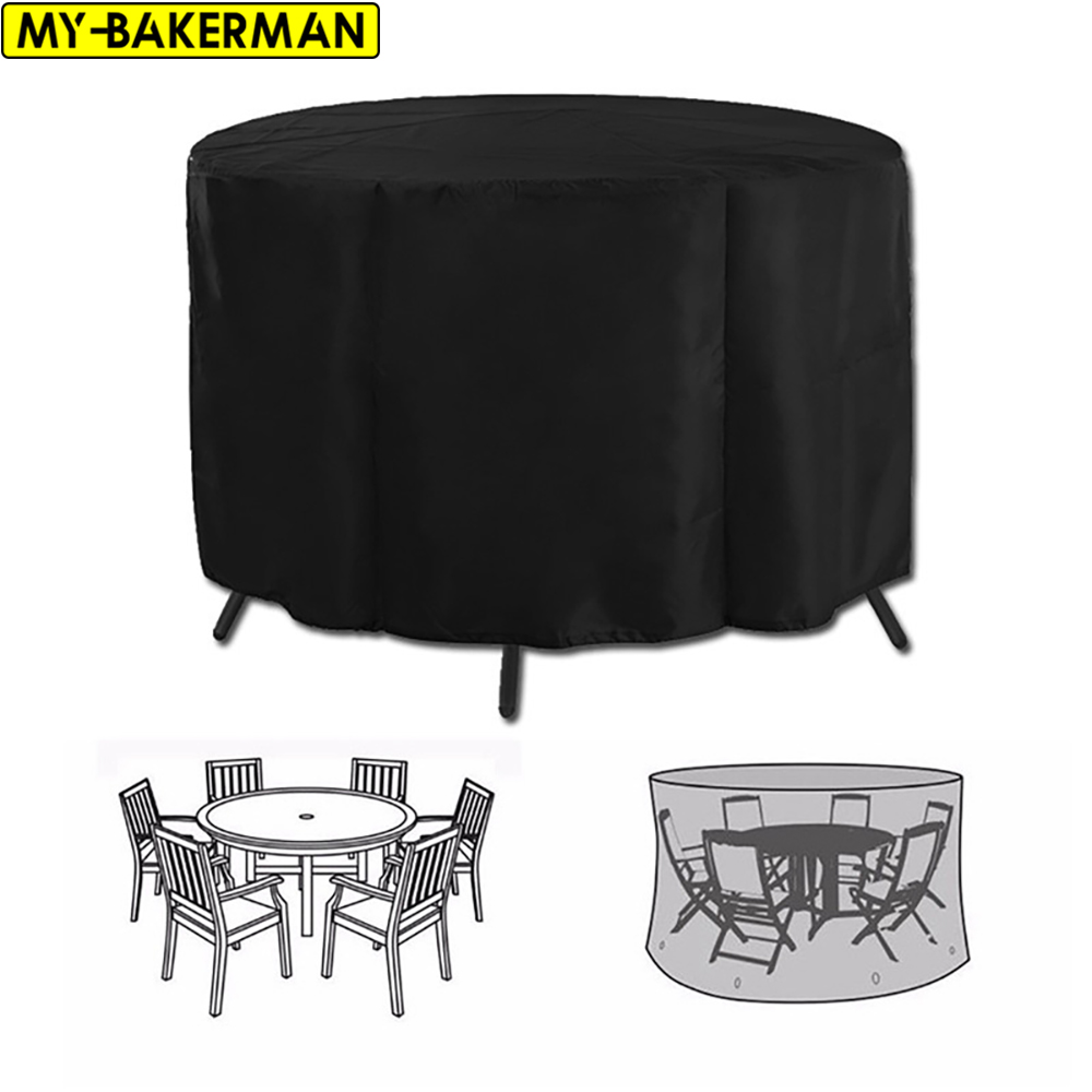 ラウンドカバー ラウンド型屋外ガーデン家具カバー 防水オック - Outdoor Furniture Weatherproof のレビューと価格