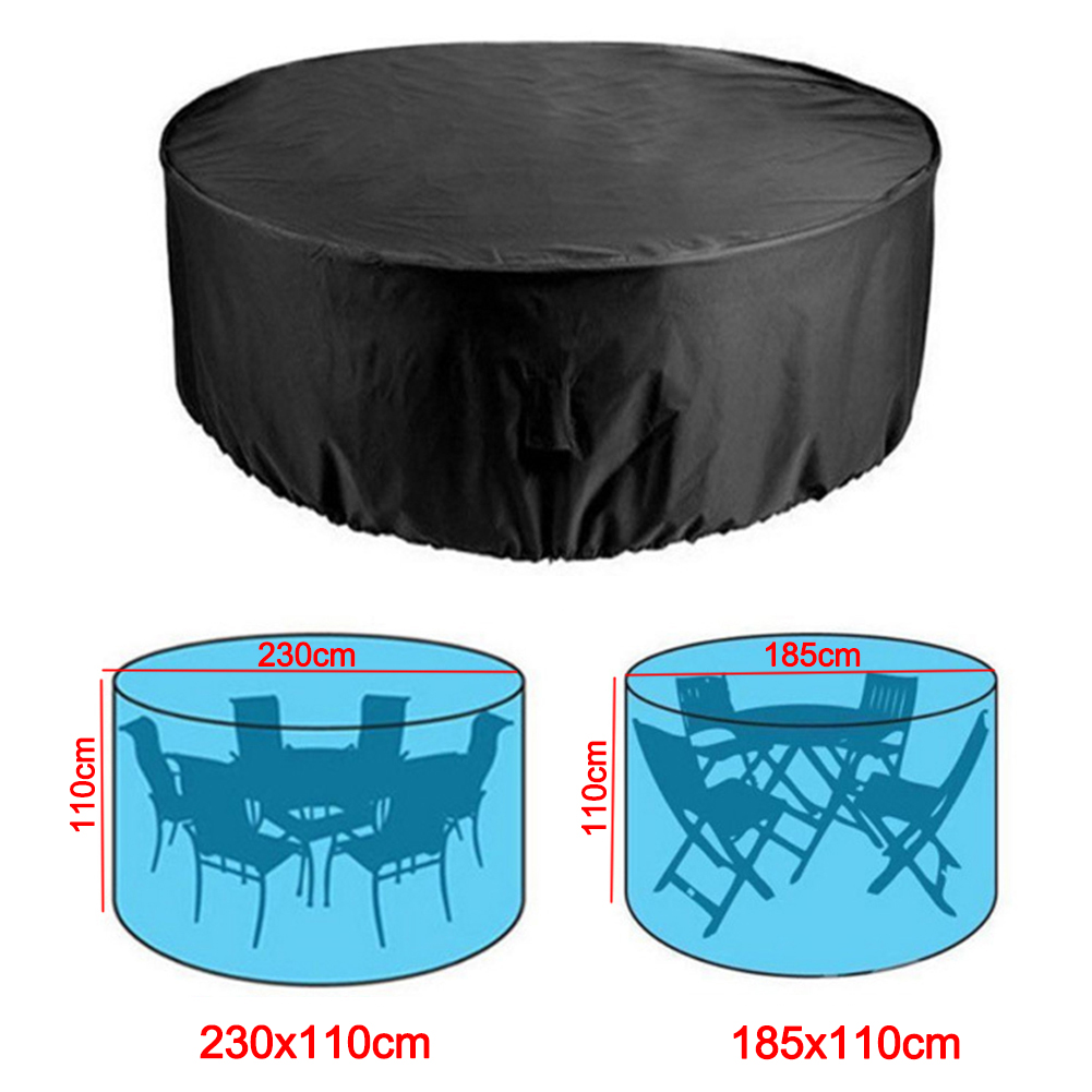 ラウンドカバー ラウンド型屋外ガーデン家具カバー 防水オック - Outdoor Furniture Weatherproof のレビューと価格