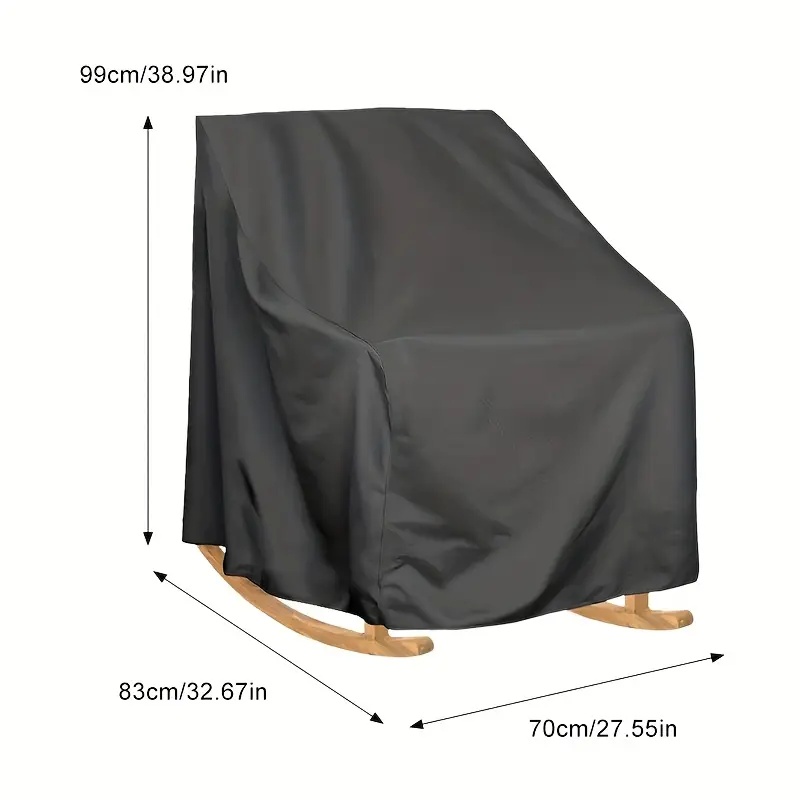 頑丈なオックスフォード生地の屋外ロッキングチェアカバー -  - Outdoor Furniture Heavy のレビューと価格