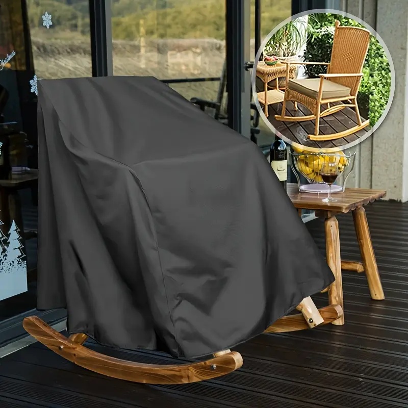 頑丈なオックスフォード生地の屋外ロッキングチェアカバー -  - Outdoor Furniture Heavy のレビューと価格