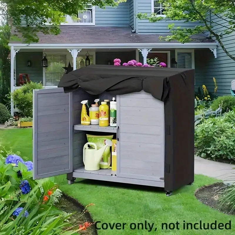 耐久性のある防水キャビネットカバー、屋外収納ボックスプロテク - Outdoor Furniture With Storage のレビューと価格