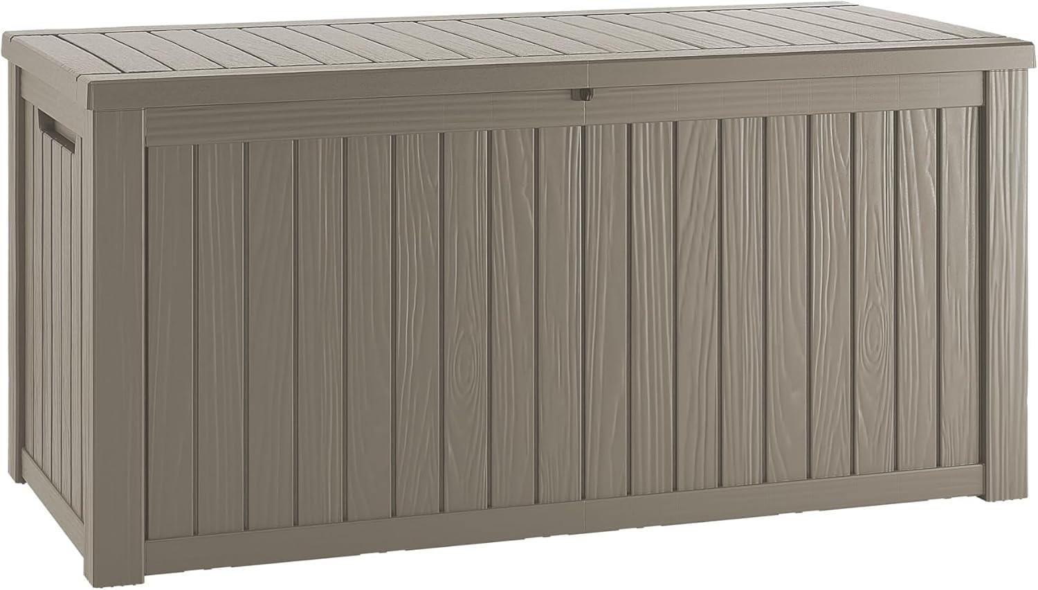 150ガロンのロック可能な樹脂製デッキボックス、防水・UV耐 - Garden Storage Box のレビューと価格