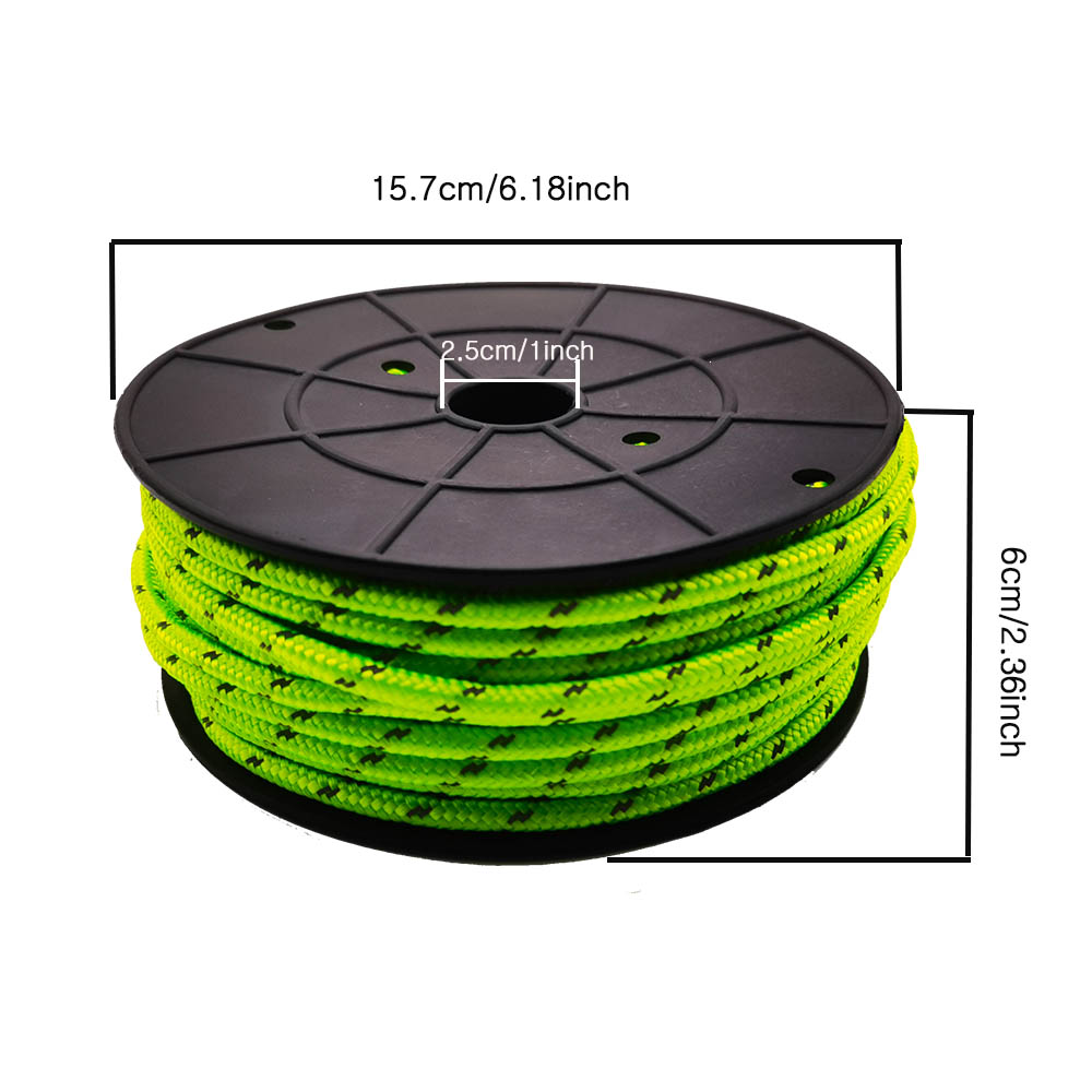 30 メートル反射パラコード 6 ミリメートルパラシュートコ - Outdoor Furniture Rope のレビューと価格