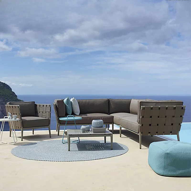 屋外用ソファとコーヒーテーブルの組み合わせ、北欧風ラタンソフ - Outdoor Furniture Rattan のレビューと価格