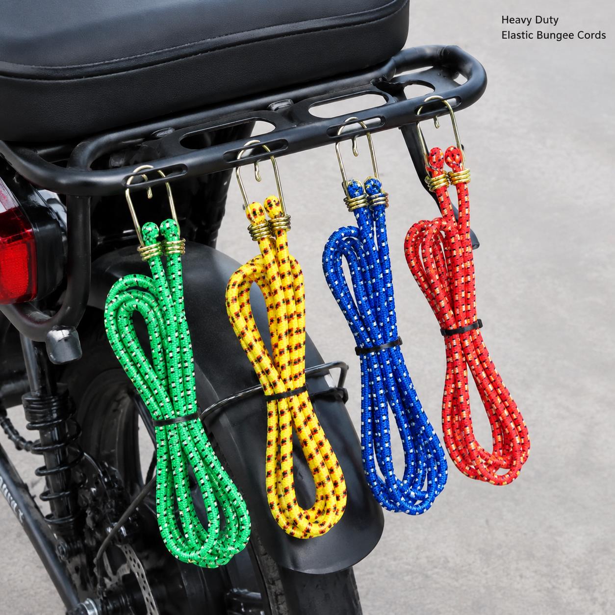 フック付き多目的弾性ロープ 荷物、テント、自転車、キャンプ用 - Outdoor Furniture Rope のレビューと価格