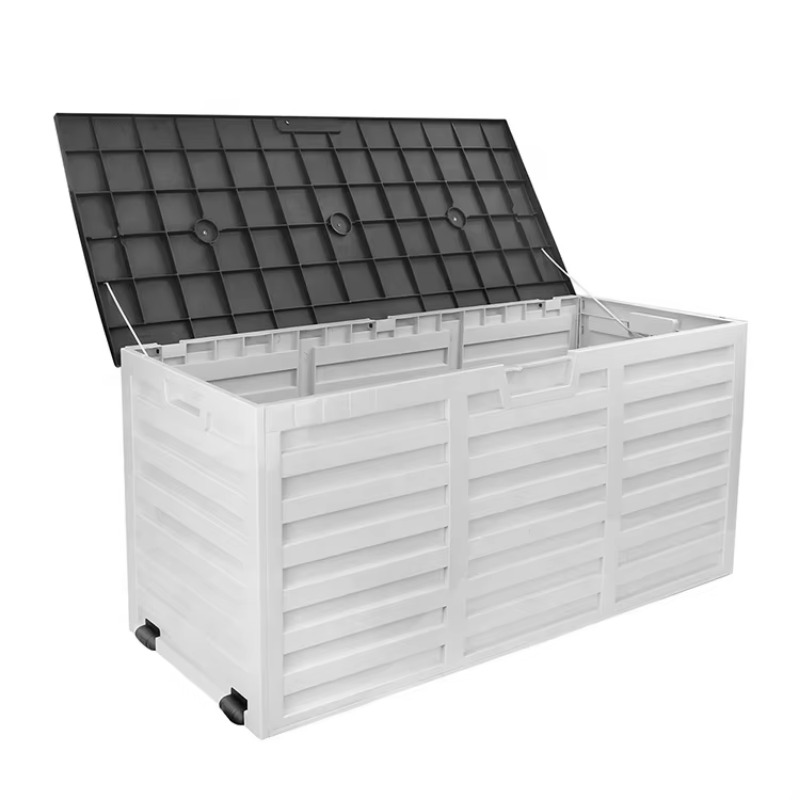 屋外ガーデン収納ボックス、ロック付きプラスチック製ガーデン収 - Garden Storage Box のレビューと価格
