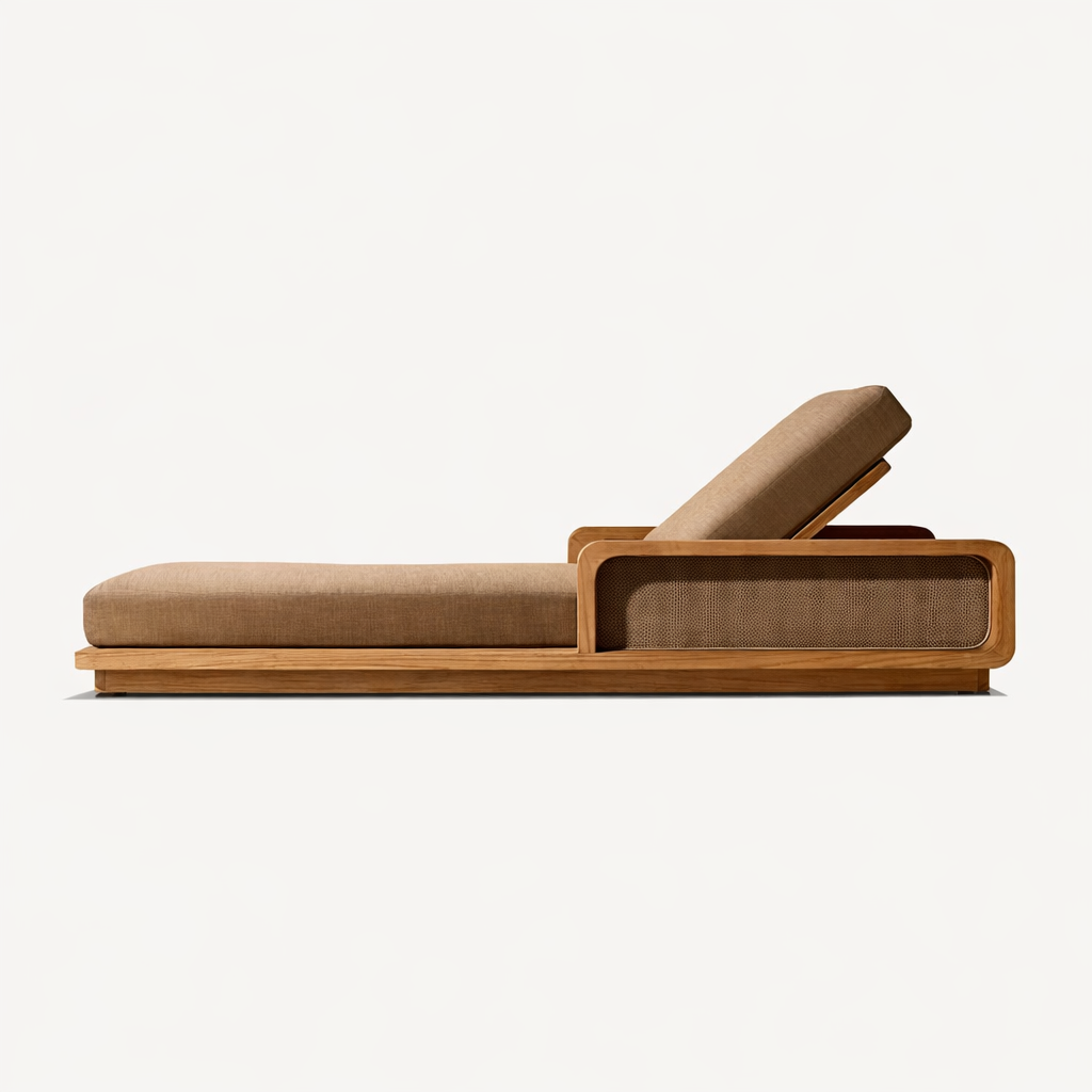 屋外ラウンジャーチェア ホテル屋外快適チーク材サンラウンジャ - Outdoor Furniture Teak のレビューと価格