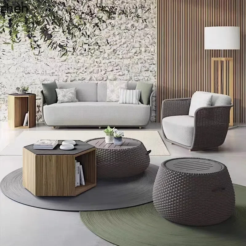 b11-7.1 屋外ソファ家具 中庭レジャー用ラタンソファ  - Outdoor Furniture Rattan のレビューと価格