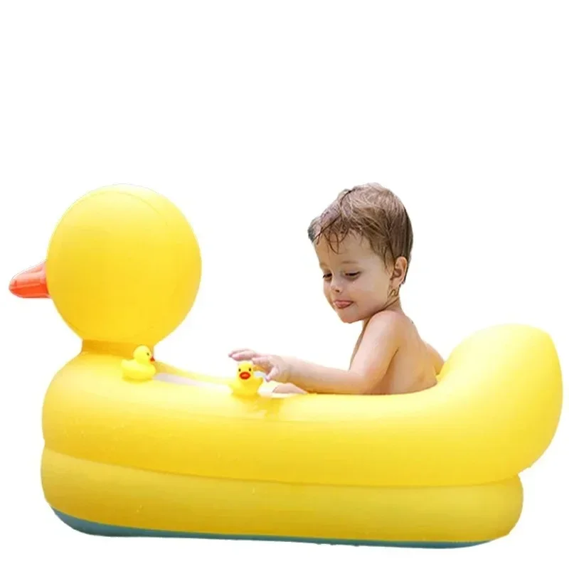 軽量PVC製カートゥーンダック型インフレータブル洗面器、家庭 - Inflatable Hot Tub のレビューと価格
