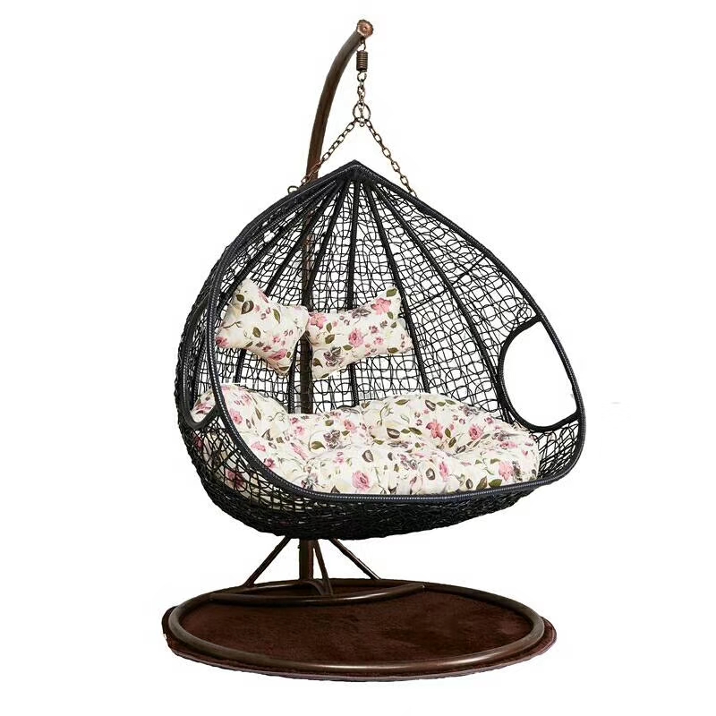 籐製のハンギングチェア、パティオ用、卵型、バリ風、屋外用家具 - Outdoor Furniture Rattan のレビューと価格