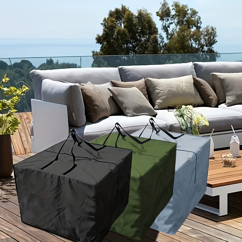 屋外パティオクッション収納バッグ、32×32×24インチの正 - Outdoor Furniture Cushions 24 X 24 のレビューと価格