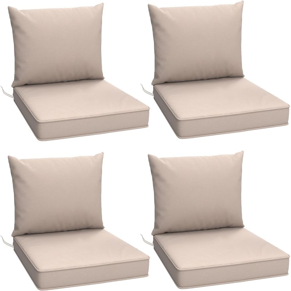 屋外用チェアクッション4個セット、24 x 24インチのパテ - Outdoor Furniture Cushions 24 X 24 のレビューと価格