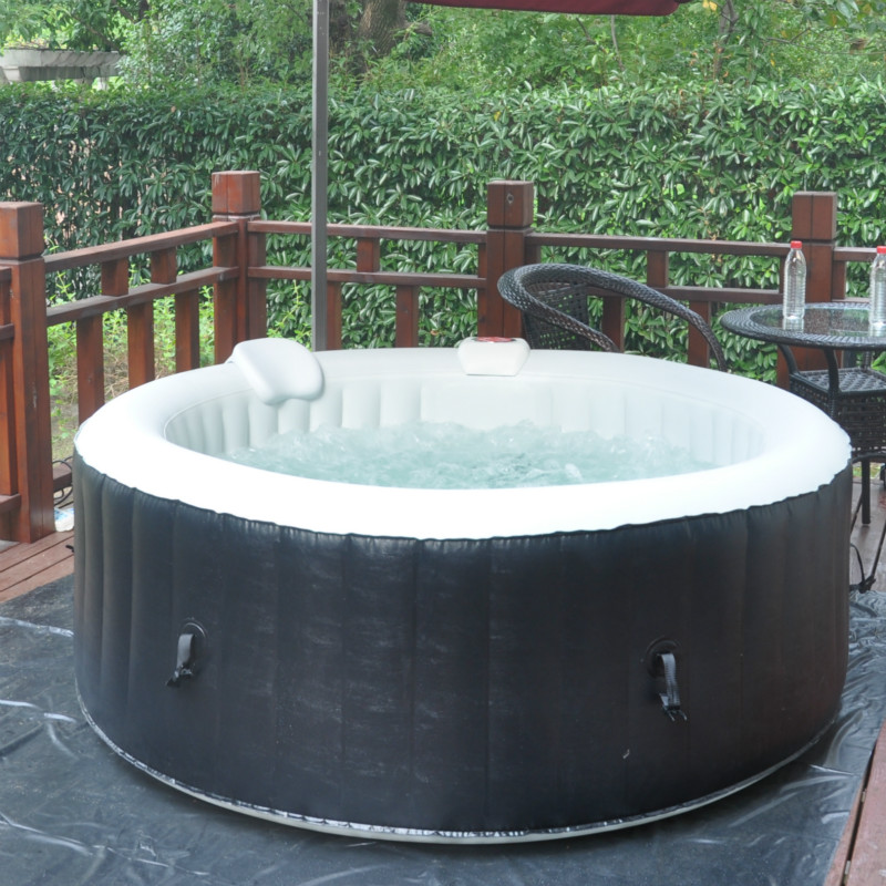 屋外用ポータブル220vインフレータブルSPAホットタブ（4 - Inflatable Hot Tub のレビューと価格