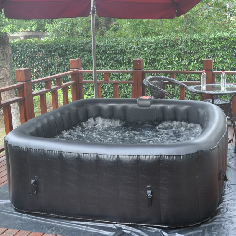 屋外用ポータブル220vインフレータブルSPAホットタブ（4 - Inflatable Hot Tub のレビューと価格