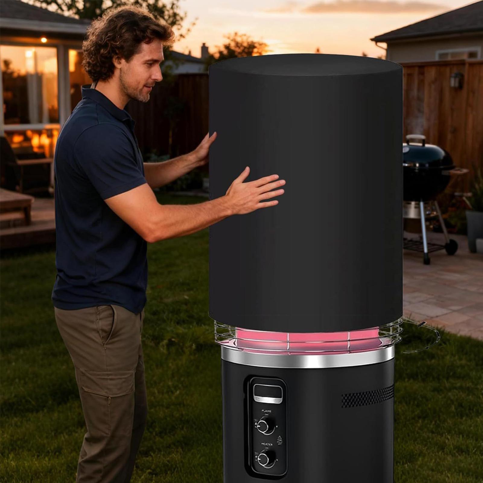 ファイヤーピットコラムカバー高耐久防水屋外家具プロテクターフ - Outdoor Furniture Heavy のレビューと価格
