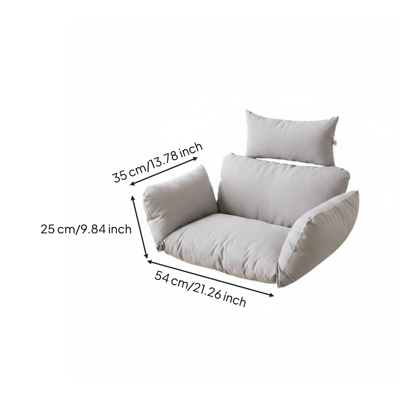 エッグチェア用取り外し可能なクッションカバー、人間工学に基づ - Outdoor Furniture Rattan のレビューと価格